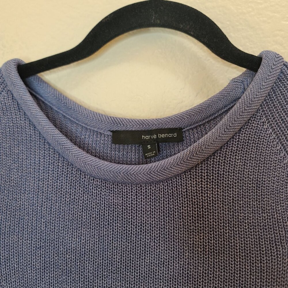 Harve Benard Sweater Womens Small Purple Tunic Sleeveless Longline Casual Ladies - Picture 8 of 12